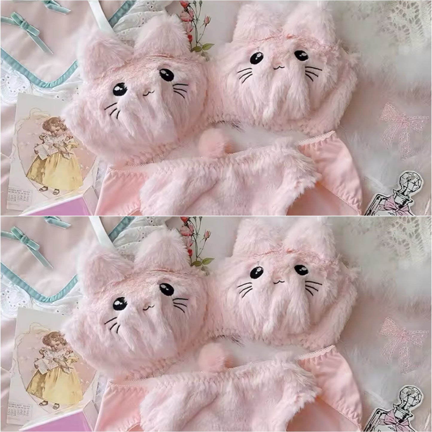 BH & Slip im Teddy-/Kitty-Stil 💕🧸