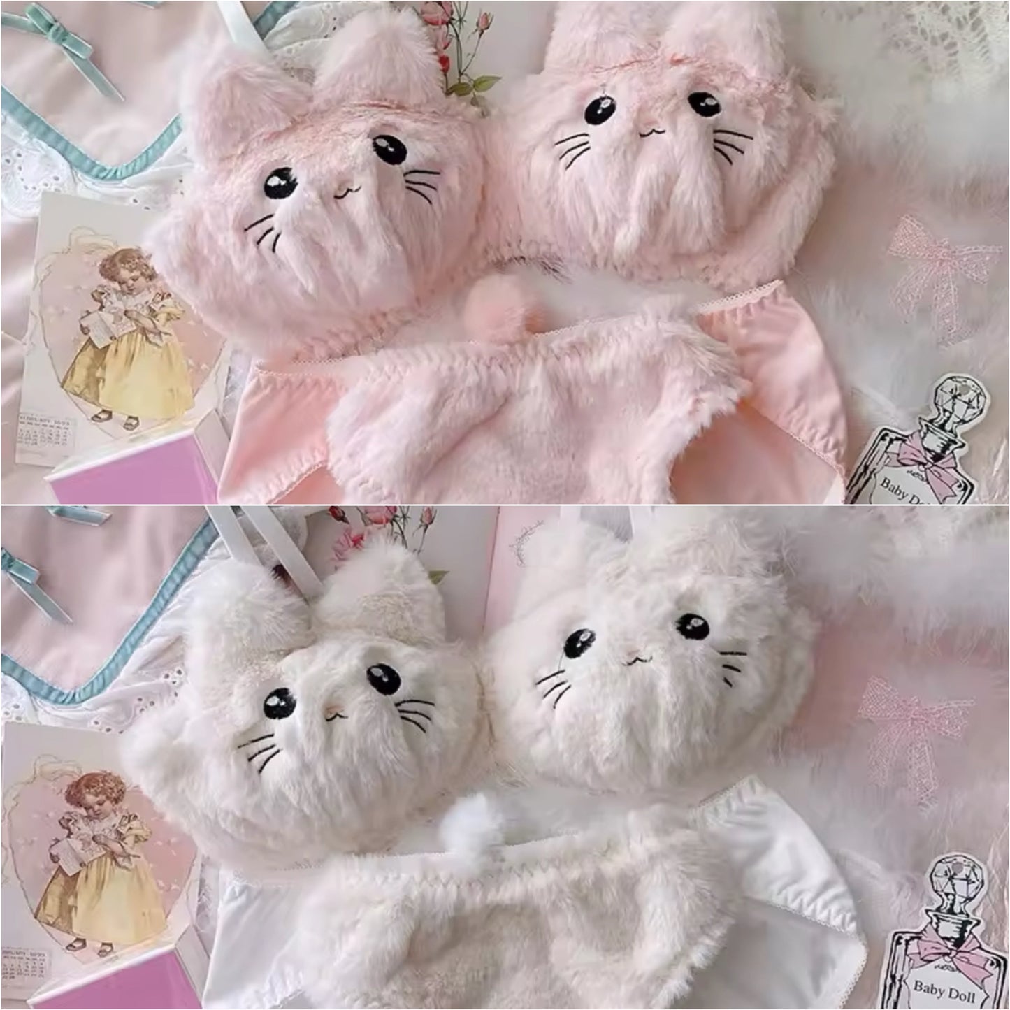 BH & Slip im Teddy-/Kitty-Stil 💕🧸
