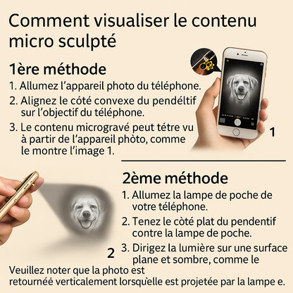 ZalonDy™ Collier Photo Projection Personnalisé