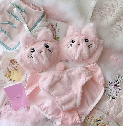 BH & Slip im Teddy-/Kitty-Stil 💕🧸